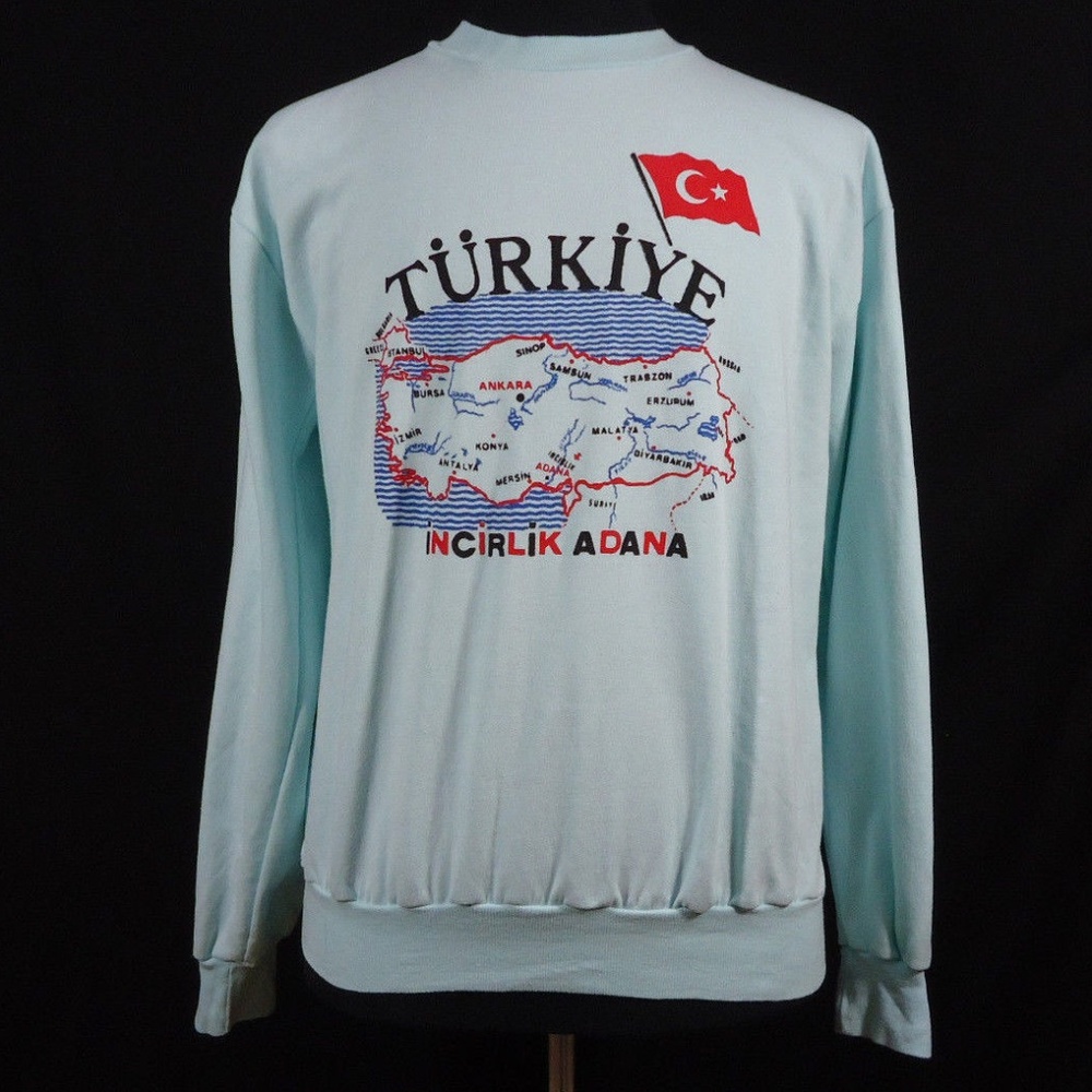 VTG Turkey Adana Air Force Base Sweatshirt XL